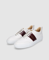 Turin Tennis Sneaker NP - Weiß/Bordo